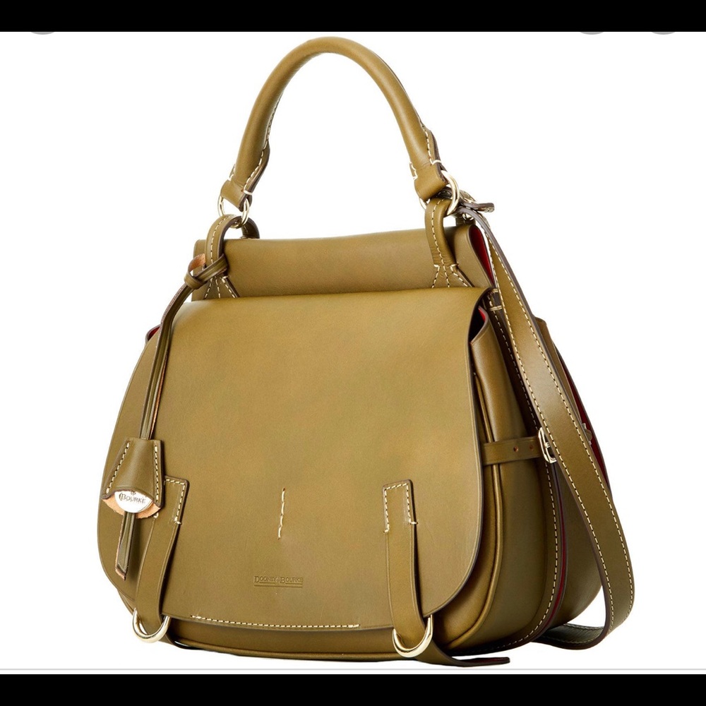 Dooney & Bourke Alto Stefania olive satchel
